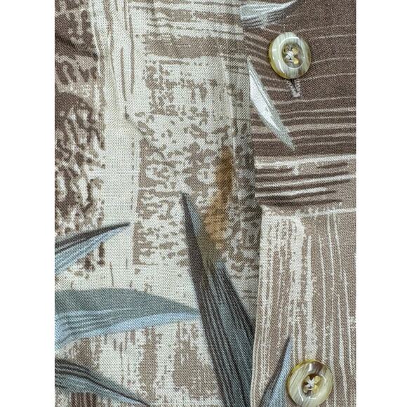 Kaylua Bay Shirt Mens Small Resortwear Hawaiian Floral Beach Tropical Vacation - Picture 5 of 5